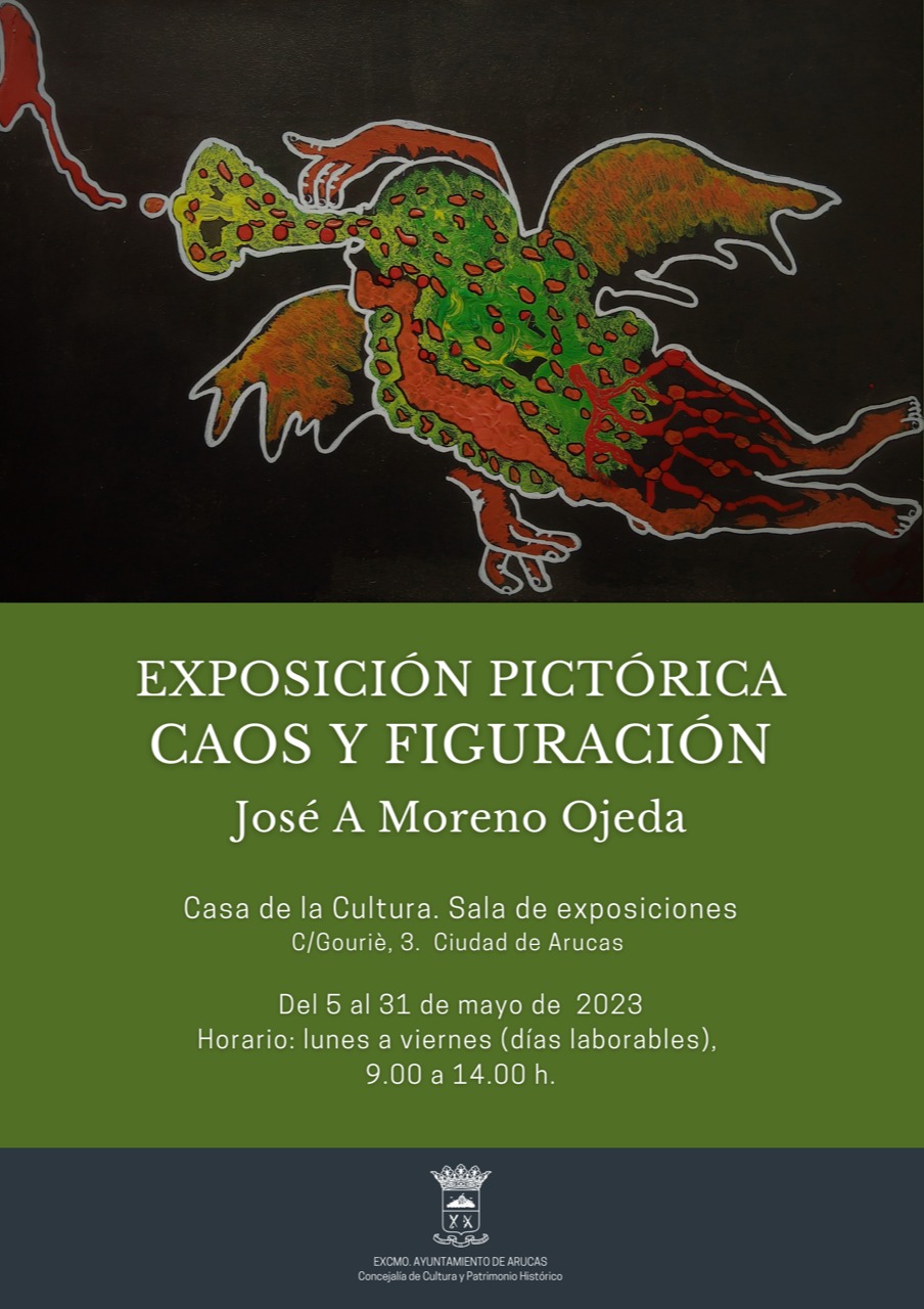 La Casa de la Cultura acoge la exposición Caos y figuración, acuarelas de José Moreno, hasta el 31 de mayo.